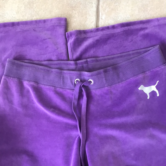 Vintage Vs Pink plush velour tracksuit set - Picture 8 of 16
